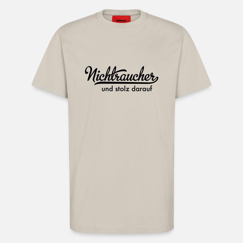 Nichtraucher - T-Shirt - made by SPREAD - WARM CLAY