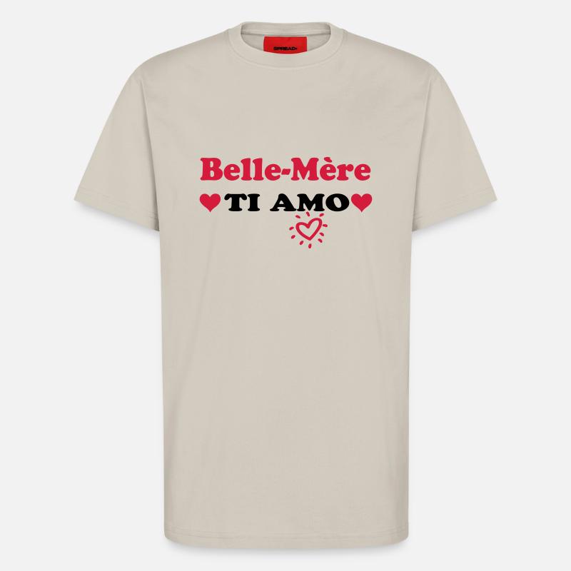 Schwiegermutter ti amo - T-Shirt - made by SPREAD - WARM CLAY
