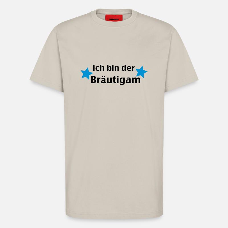 Je suis marié - T-shirt bio décontracté fabriqué en UE - WARM CLAY