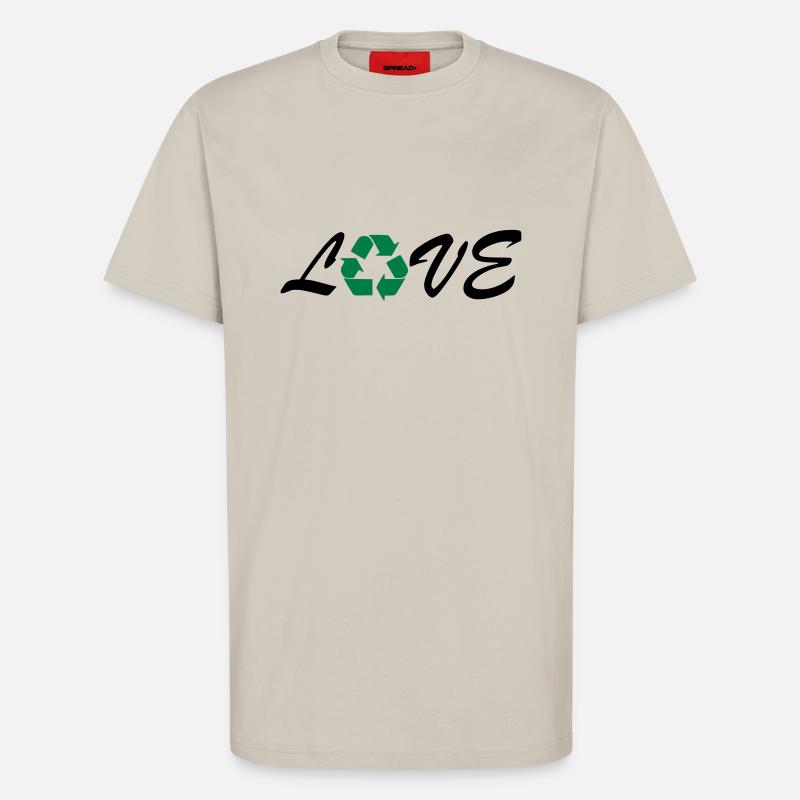 recycling - T-Shirt - made by SPREAD - WARM CLAY