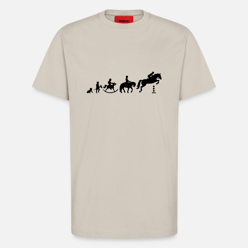 Evolution Boys Showjumping - Farbwechsel - T-Shirt - made by SPREAD - WARM CLAY