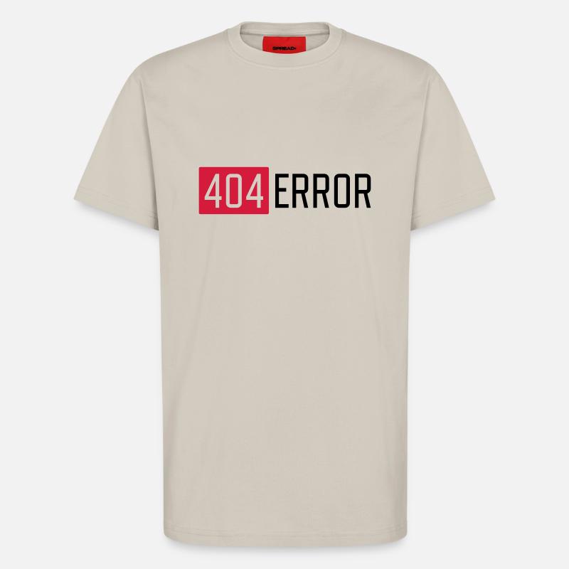 404 ERROR - T-Shirt - made by SPREAD - WARM CLAY