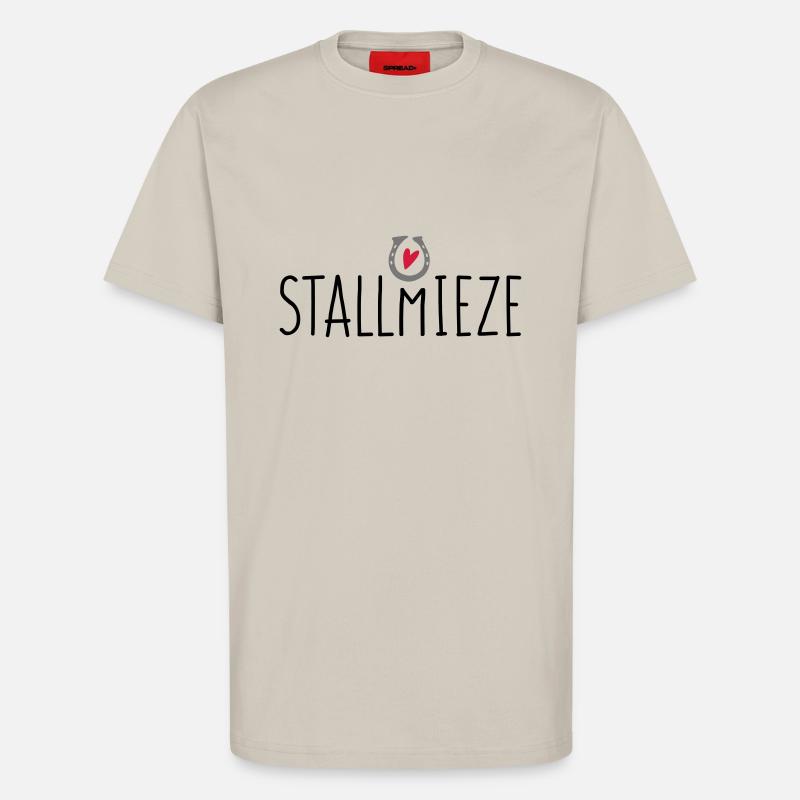 Ich bin eine Stallmieze! - T-Shirt - made by SPREAD - WARM CLAY