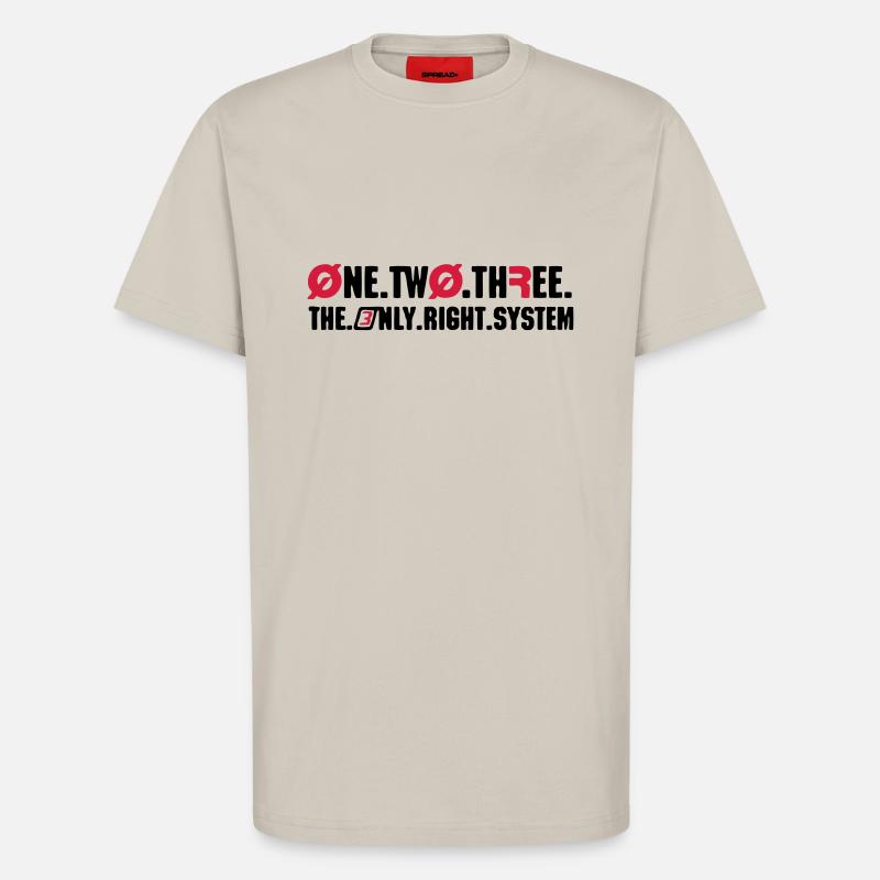 Right System - T-Shirt - made by SPREAD - WARM CLAY