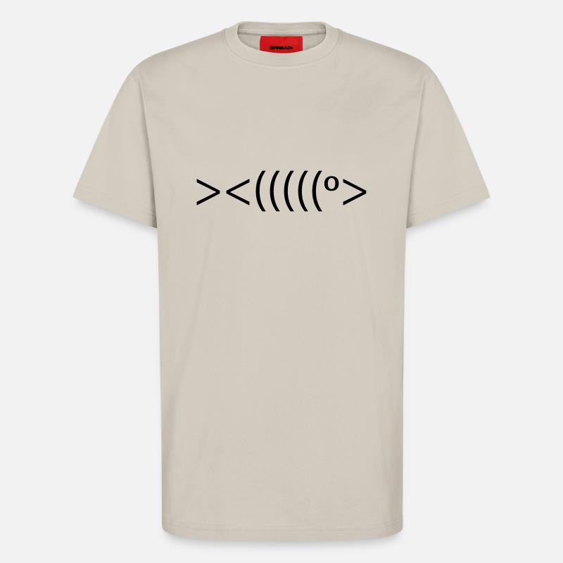 fisch - T-Shirt - made by SPREAD - WARM CLAY