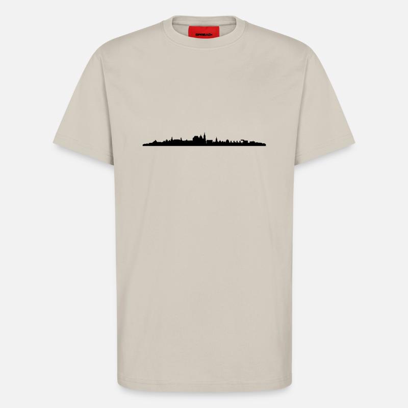 Skyline Aachen - T-Shirt - made by SPREAD - WARM CLAY