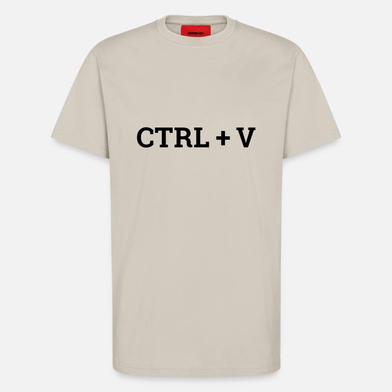 ctrl+v - T-Shirt - made by SPREAD - WARM CLAY