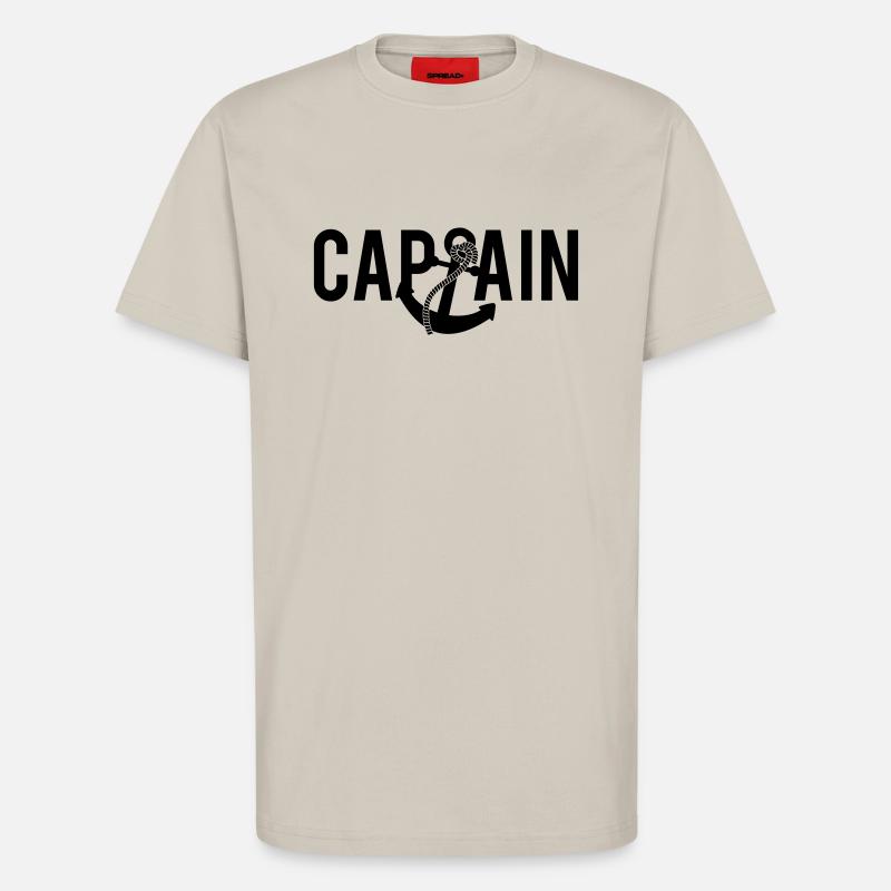 Captain Anchor Logo - T-Shirt - made by SPREAD - WARM CLAY