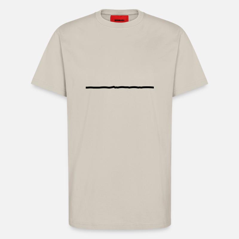 ligne - T-shirt bio décontracté fabriqué en UE - WARM CLAY