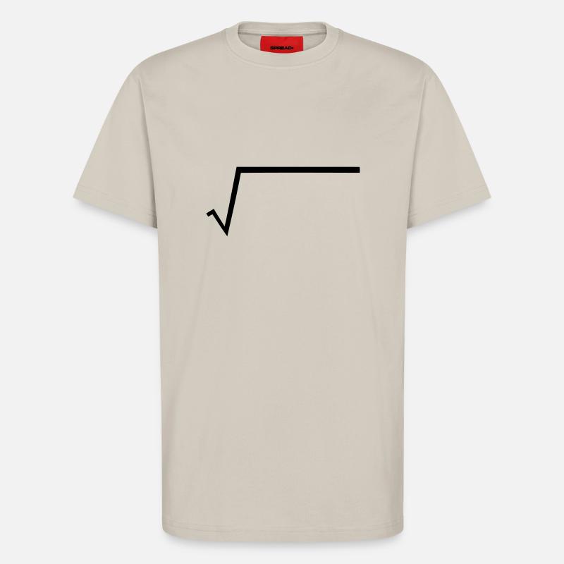 Wurzel - Mathe - T-Shirt - made by SPREAD - WARM CLAY