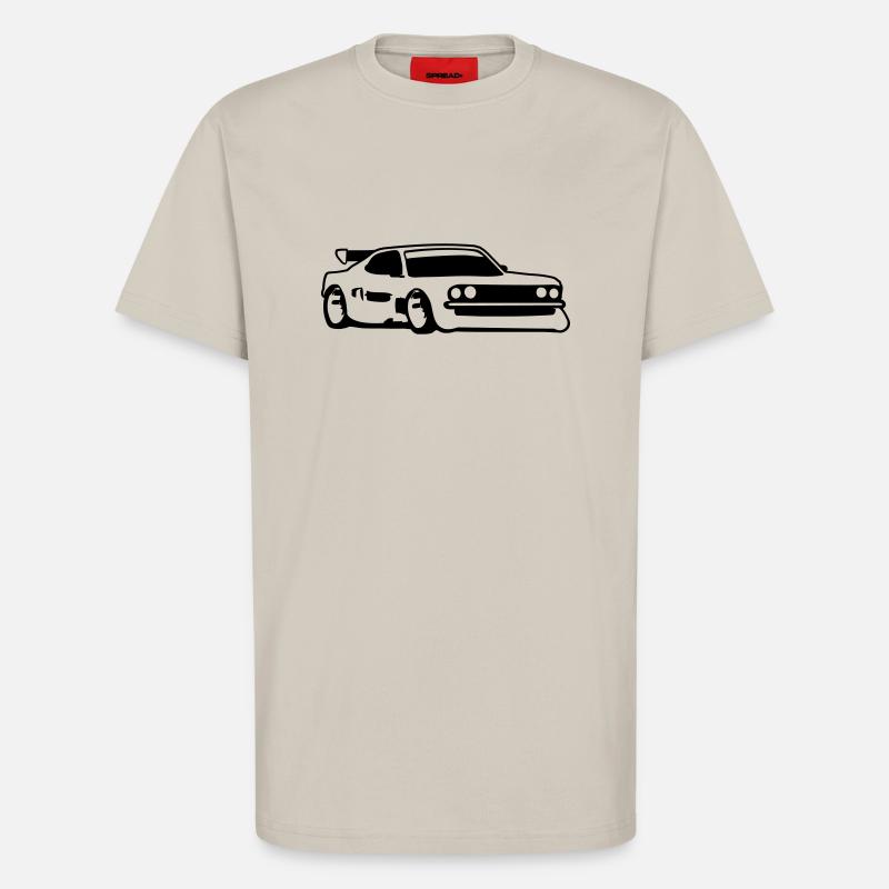Voiture de course tuning voiture - T-shirt bio décontracté fabriqué en UE - WARM CLAY