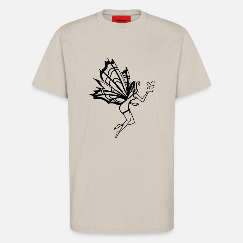 Fairy bird - T-Shirt - made by SPREAD - WARM CLAY