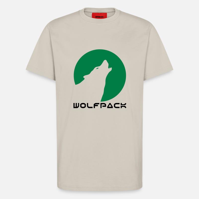 wolfpack_1 - T-Shirt - made by SPREAD - WARM CLAY