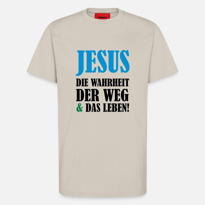 jesus_02 - T-Shirt - made by SPREAD - WARM CLAY