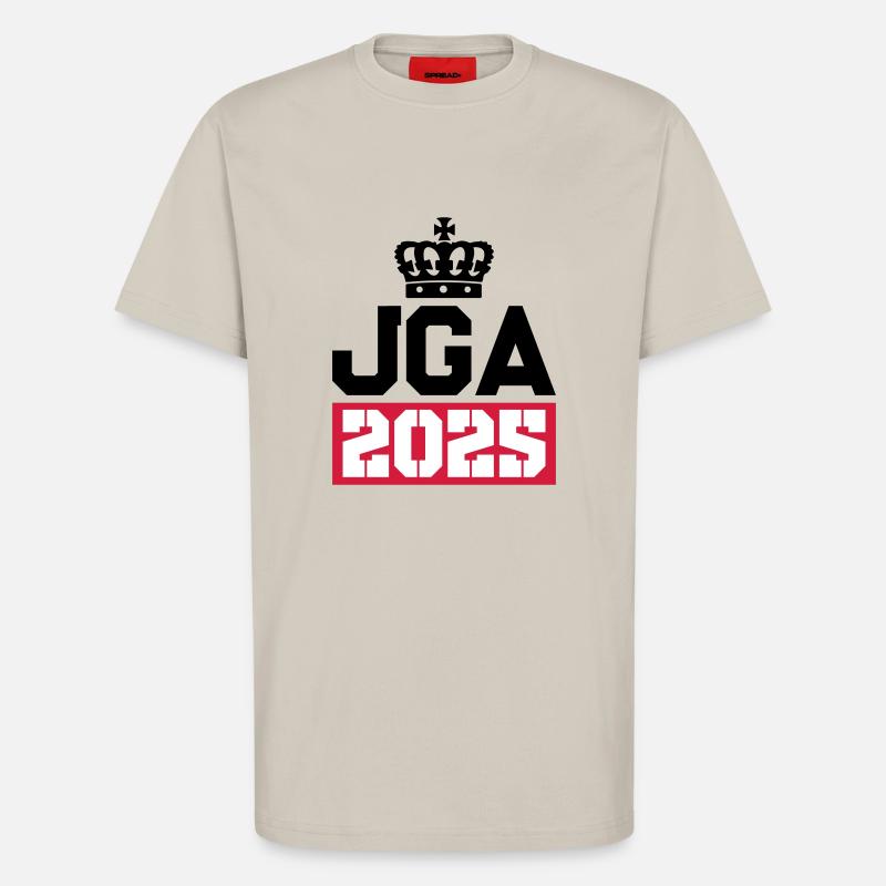 Jga 2025 Junggesellenabschied - T-Shirt - made by SPREAD - WARM CLAY