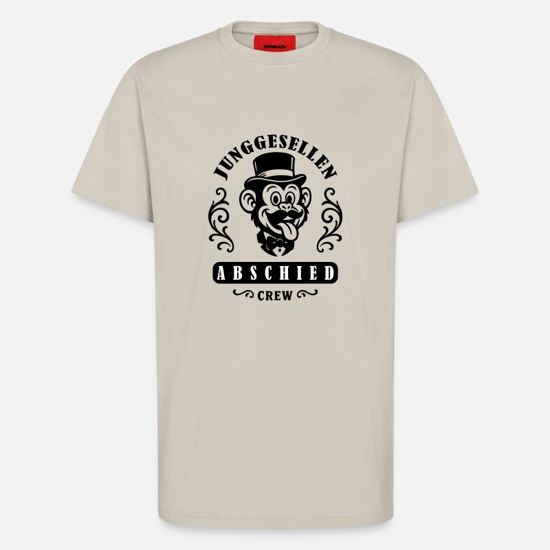 Junggesellen Abschied Party Affe - T-Shirt - made by SPREAD - WARM CLAY