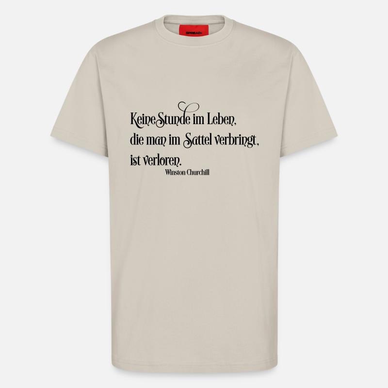 reiten - T-Shirt - made by SPREAD - WARM CLAY