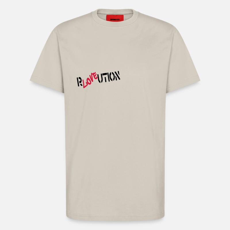 rloveution - T-Shirt - made by SPREAD - WARM CLAY