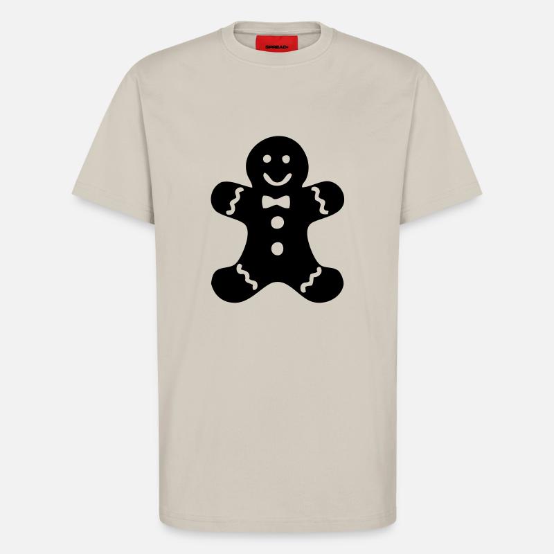 lebkuchenmann 2 - T-Shirt - made by SPREAD - WARM CLAY