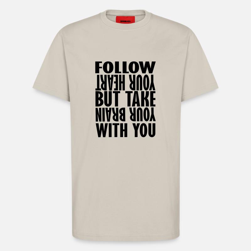 folgen Sie Ihren - T-Shirt - made by SPREAD - WARM CLAY