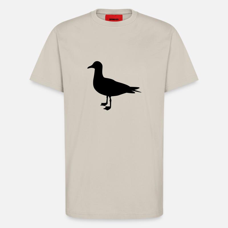 Möwe - T-Shirt - made by SPREAD - WARM CLAY
