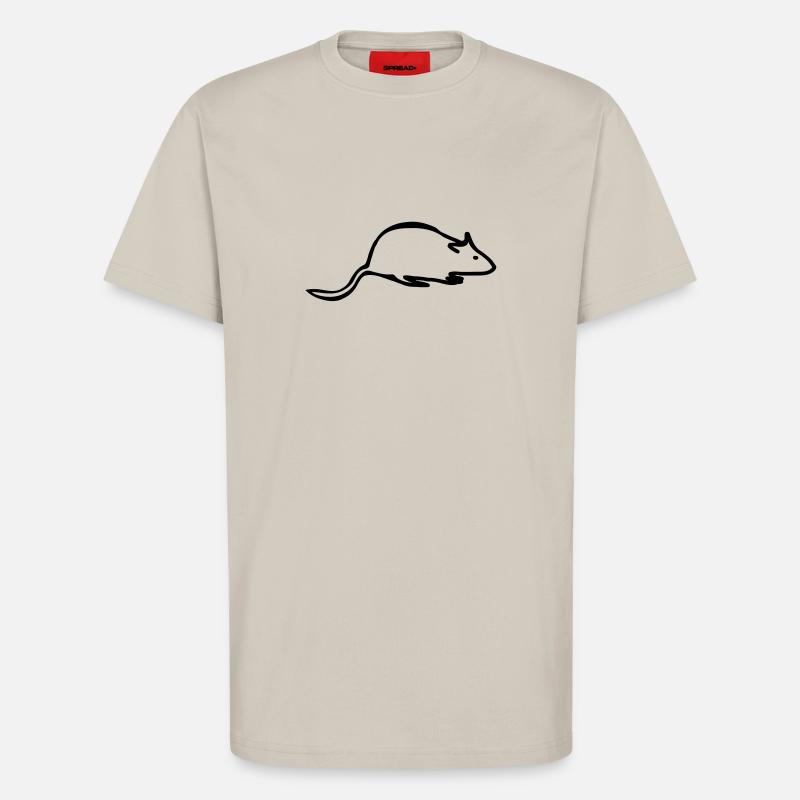 ratte - T-Shirt - made by SPREAD - WARM CLAY