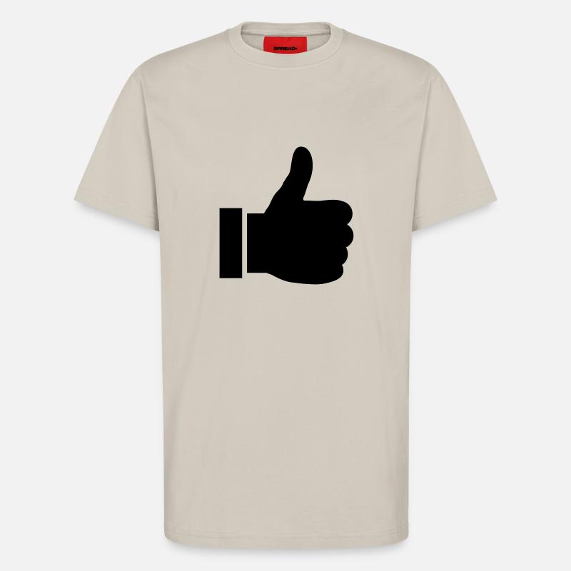 hand like - T-Shirt - made by SPREAD - WARM CLAY