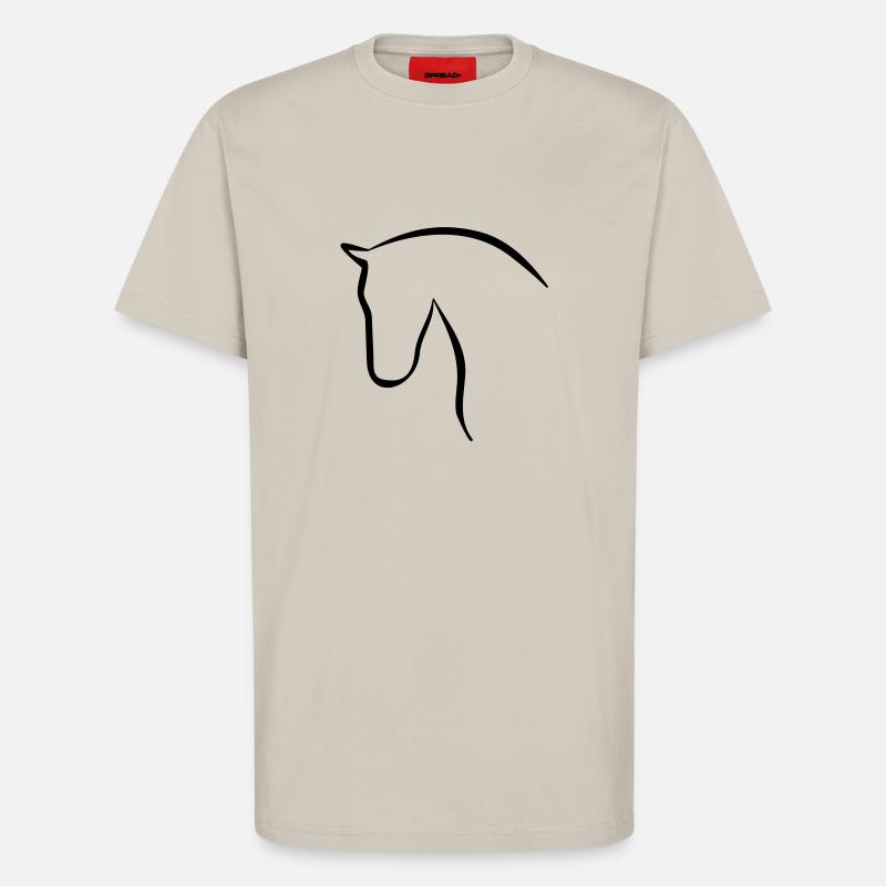 Pferd - T-Shirt - made by SPREAD - WARM CLAY