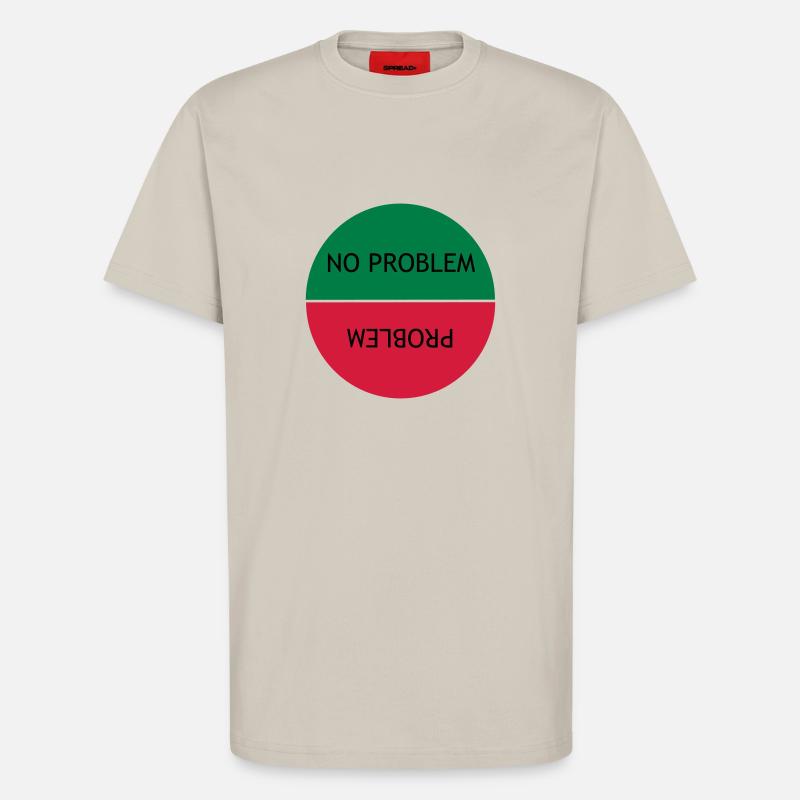 Kein Problem vs. Problem - T-Shirt - made by SPREAD - WARM CLAY