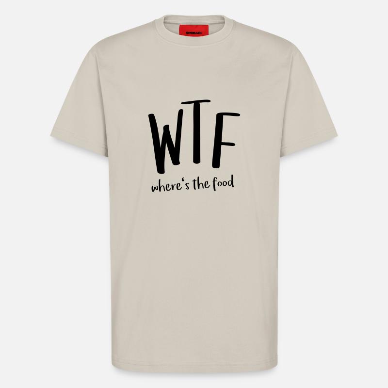 WTF - T-Shirt - made by SPREAD - WARM CLAY