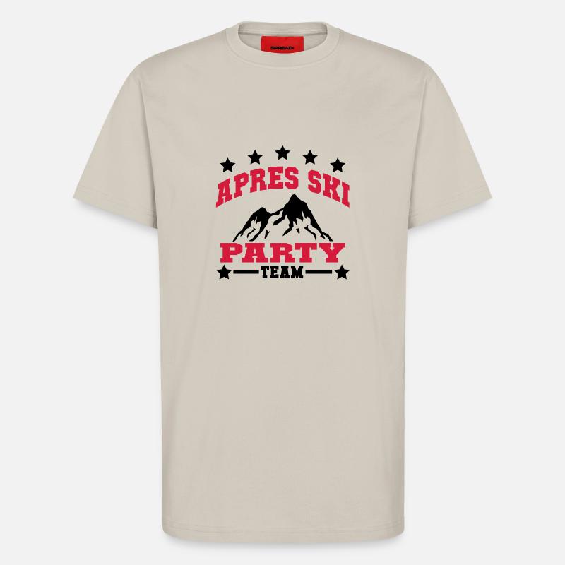 apres_ski_5_2f - T-Shirt - made by SPREAD - WARM CLAY