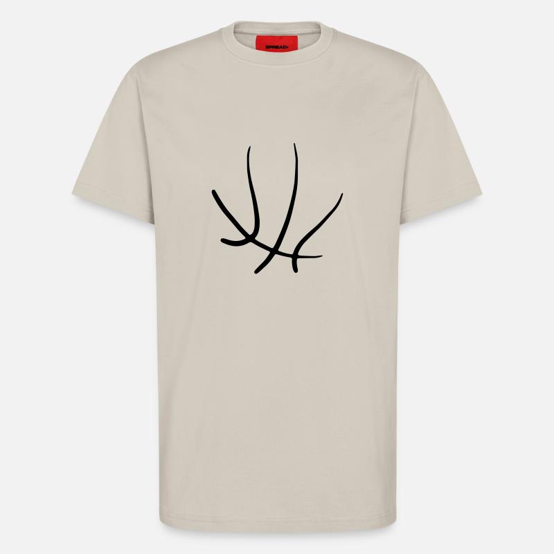 Basketbäll 11 Zeichenfläche 11 - T-Shirt - made by SPREAD - WARM CLAY