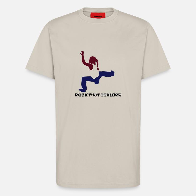 bouldermaedchen - T-Shirt - made by SPREAD - WARM CLAY