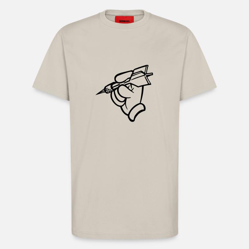 Dart - T-Shirt - made by SPREAD - WARM CLAY
