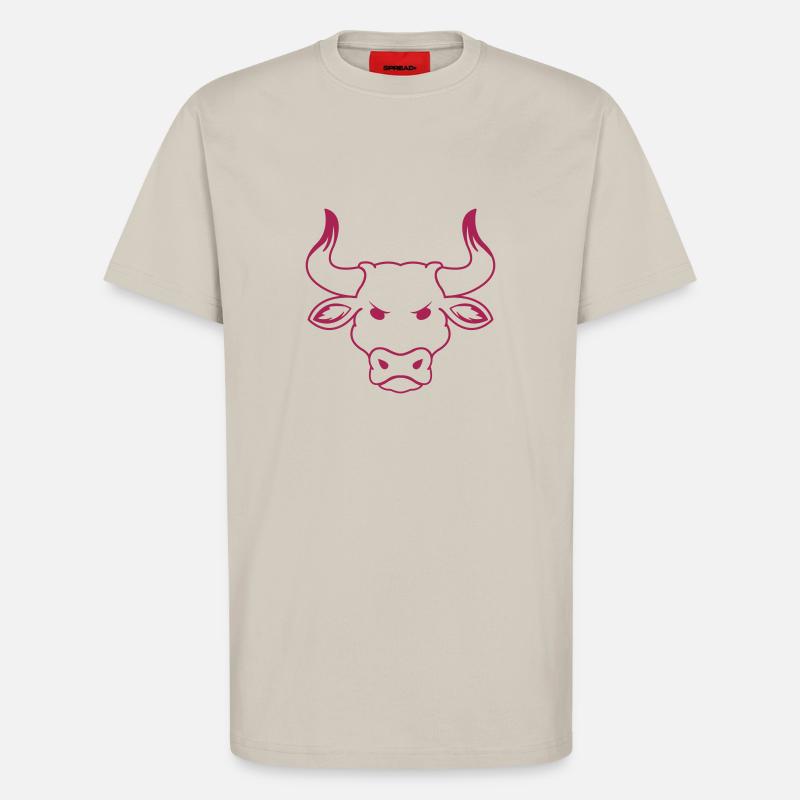 bull - T-Shirt - made by SPREAD - WARM CLAY
