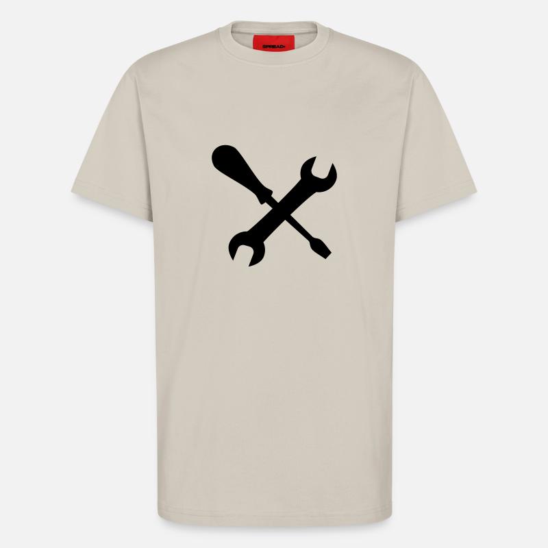 tool, tools - T-Shirt - made by SPREAD - WARM CLAY