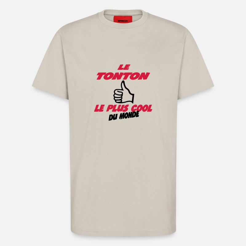 DER COOLSTE ONKEL DER WELT - T-Shirt - made by SPREAD - WARM CLAY