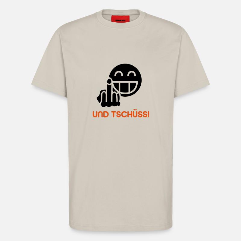 Und tschüss! - T-Shirt - made by SPREAD - WARM CLAY