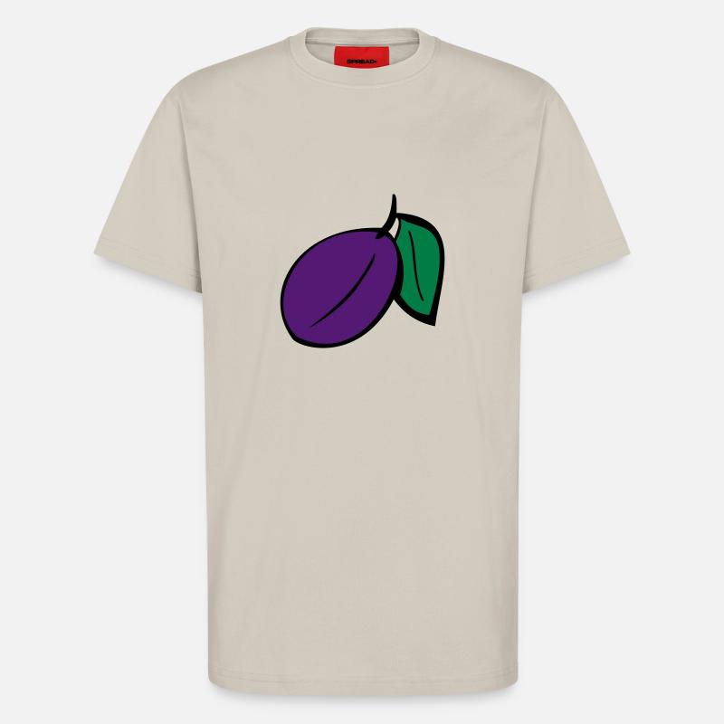 Pflaume - T-Shirt - made by SPREAD - WARM CLAY
