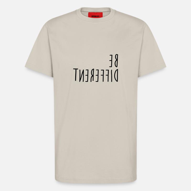 Be different - T-Shirt - made by SPREAD - WARM CLAY
