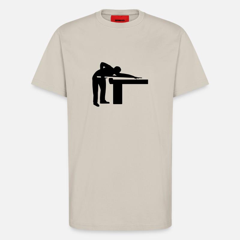 Billard - T-Shirt - made by SPREAD - WARM CLAY