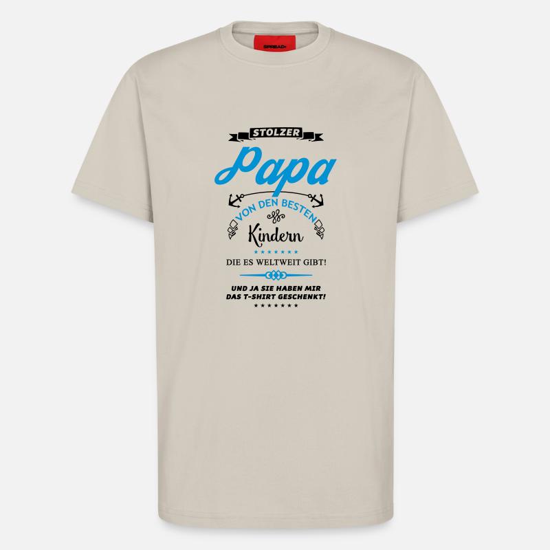 stolzer papa - T-Shirt - made by SPREAD - WARM CLAY