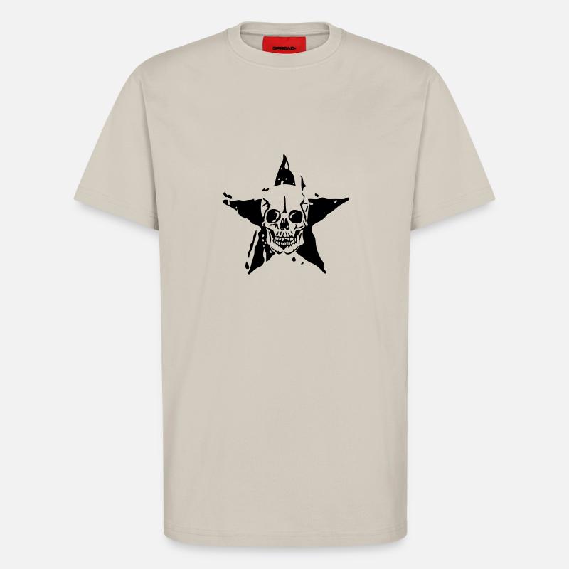 Todesstern Todes Kopf etoile2 - T-Shirt - made by SPREAD - WARM CLAY
