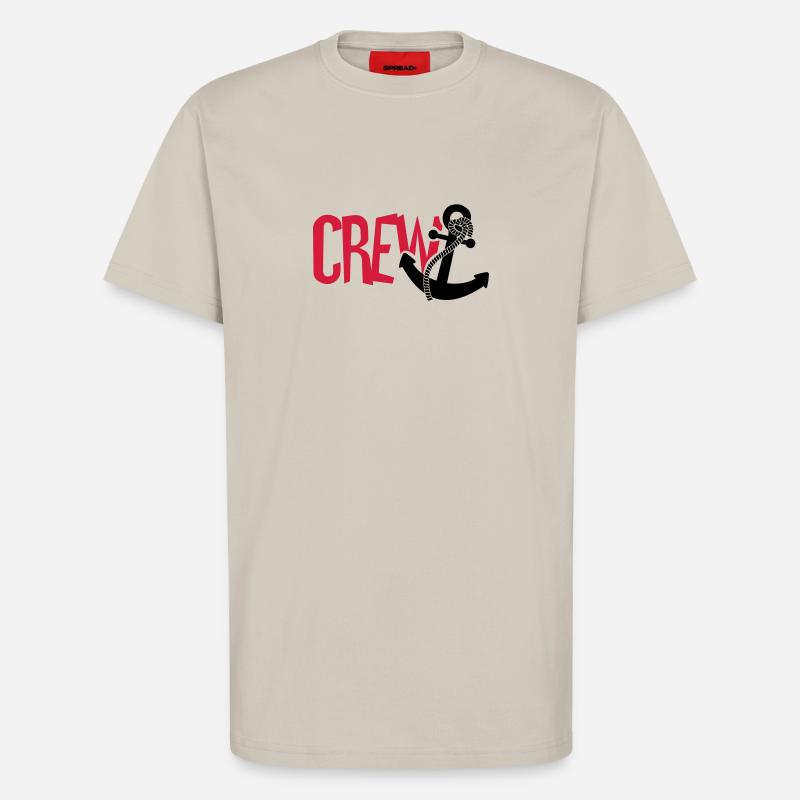 Crew Anker Matrose - T-Shirt - made by SPREAD - WARM CLAY