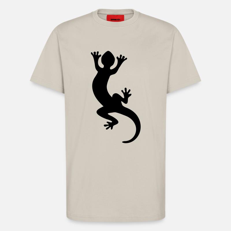 Eidechse / Echse / Lizard / Gecko - T-Shirt - made by SPREAD - WARM CLAY