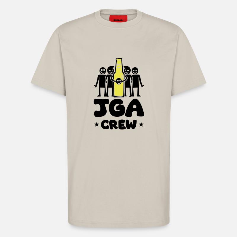 Junggesellenabschied Crew - T-Shirt - made by SPREAD - WARM CLAY