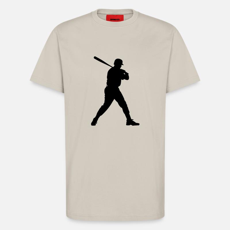Baseball Mann Symbol - T-Shirt - made by SPREAD - WARM CLAY