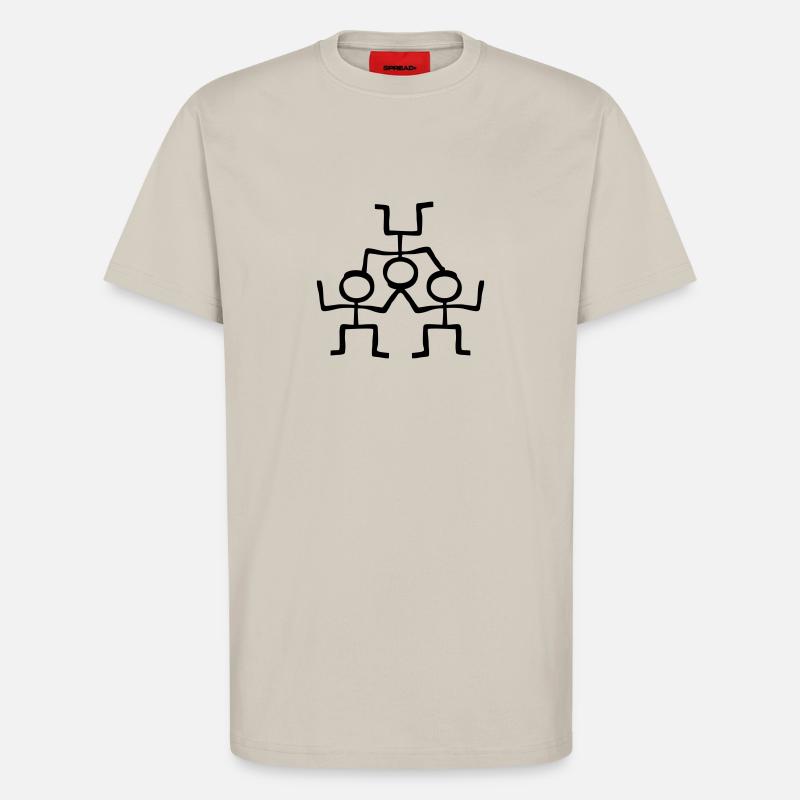 Acrobaten Acrobatic - T-Shirt - made by SPREAD - WARM CLAY