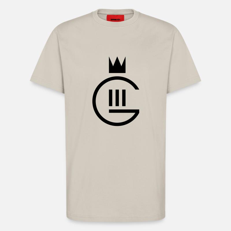 Monogramm Gustaf III. - T-Shirt - made by SPREAD - WARM CLAY