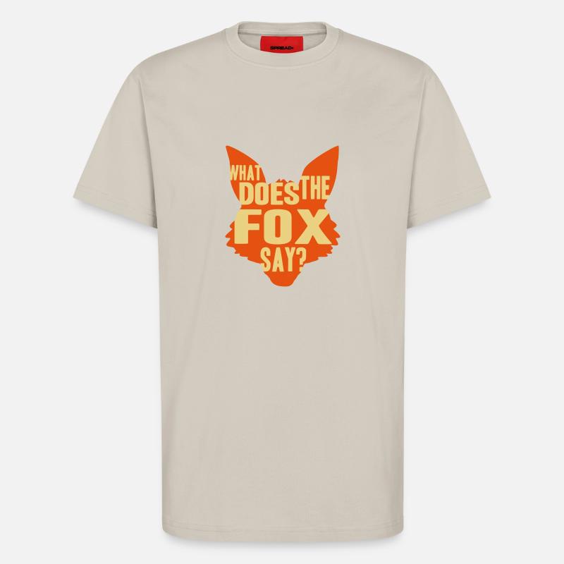What Does The Fox Say - T-Shirt - made by SPREAD - WARM CLAY